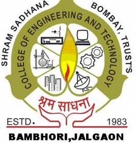 Shram Sadhna Bombay Trust s College of Engineering & Technology, Bambhori, Jalgaon