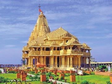 View of Somnath temple in Gujarat Gujarat took its name from the Gujjars who ruled during the 700 s and 800 s.