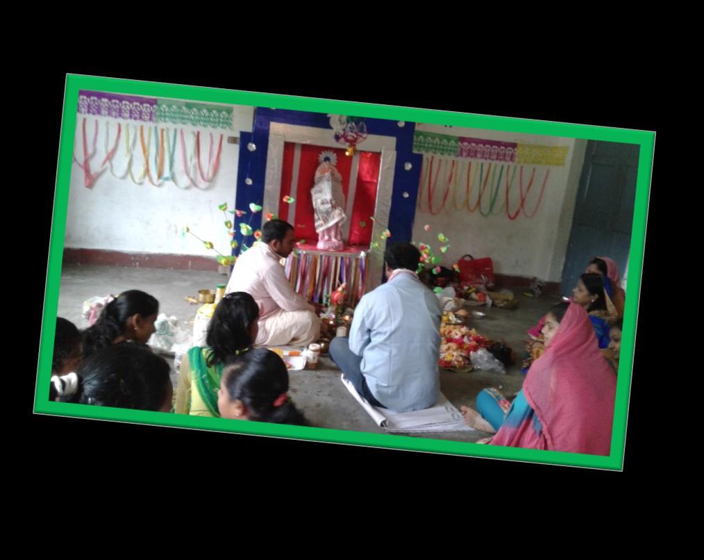 JANMASHTAMI On the pious occasion of Sri Krishna Janmashtami a special assembly was held in the School which started with the Worship of Lord Krishna.