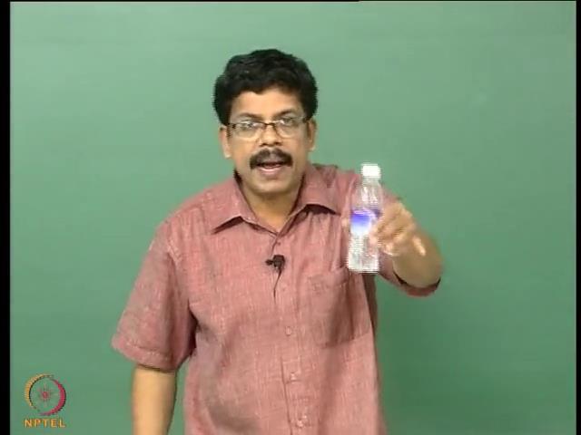 (Refer Slide Time: 09:57) Or I have this water bottle in front of me, I am holding it in my hand and I can see it this water bottle. So, what is it?