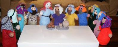 org/lordsprayer-tracing-cross/ Knitting the Last Supper What about setting up a group interested in knitting in your parish to knit the scene of the
