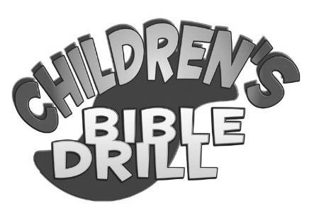 drill: CHURCH DRILL 2019 Blue Cycle KJV The following guidelines will be used at all State Drill locations. Your church may use these same guidelines if you so choose.
