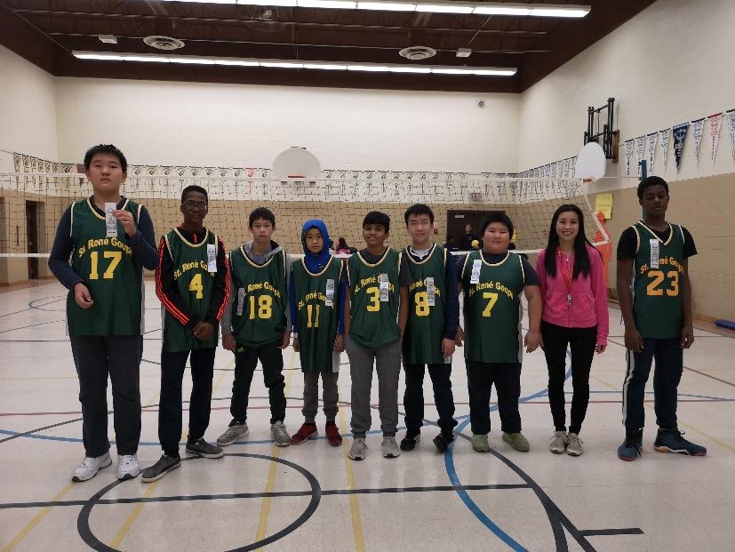 Intermediate Volleyball On Wednesday, November 7, 2018, the Intermediate boys volleyball team had a volleyball tournament at The Divine Infant Catholic School.