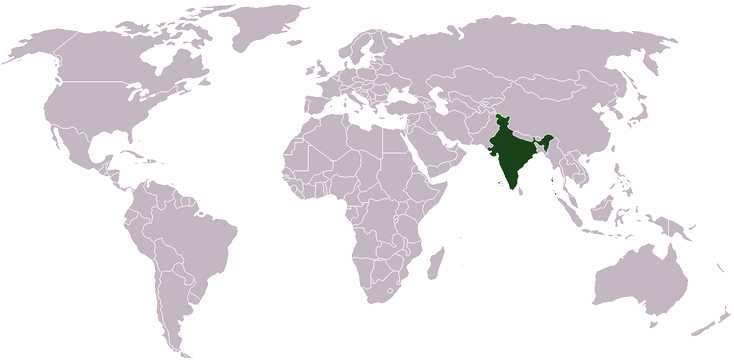 Hinduism Geography