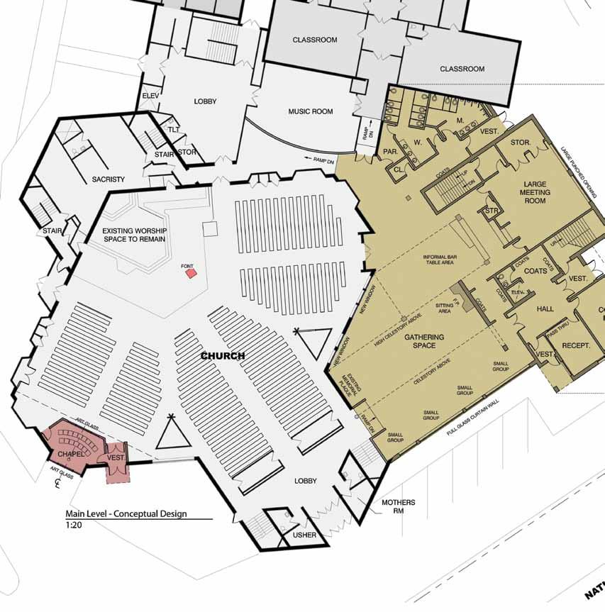 Revised Conceptual Floor Plan 4 Building Campaign &