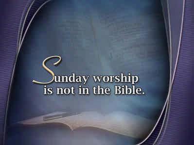 You ve seen how Constantine put into force the first Sunday law: changing the day of worship from the