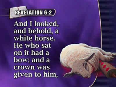 He who sat on it had a bow; and a crown was given to him, 11 and he went out conquering and to
