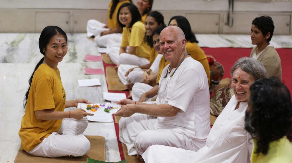 Sivananda Yoga Vidya Peetham, Uttarkashi in 2017, following a traditional lineage to study the