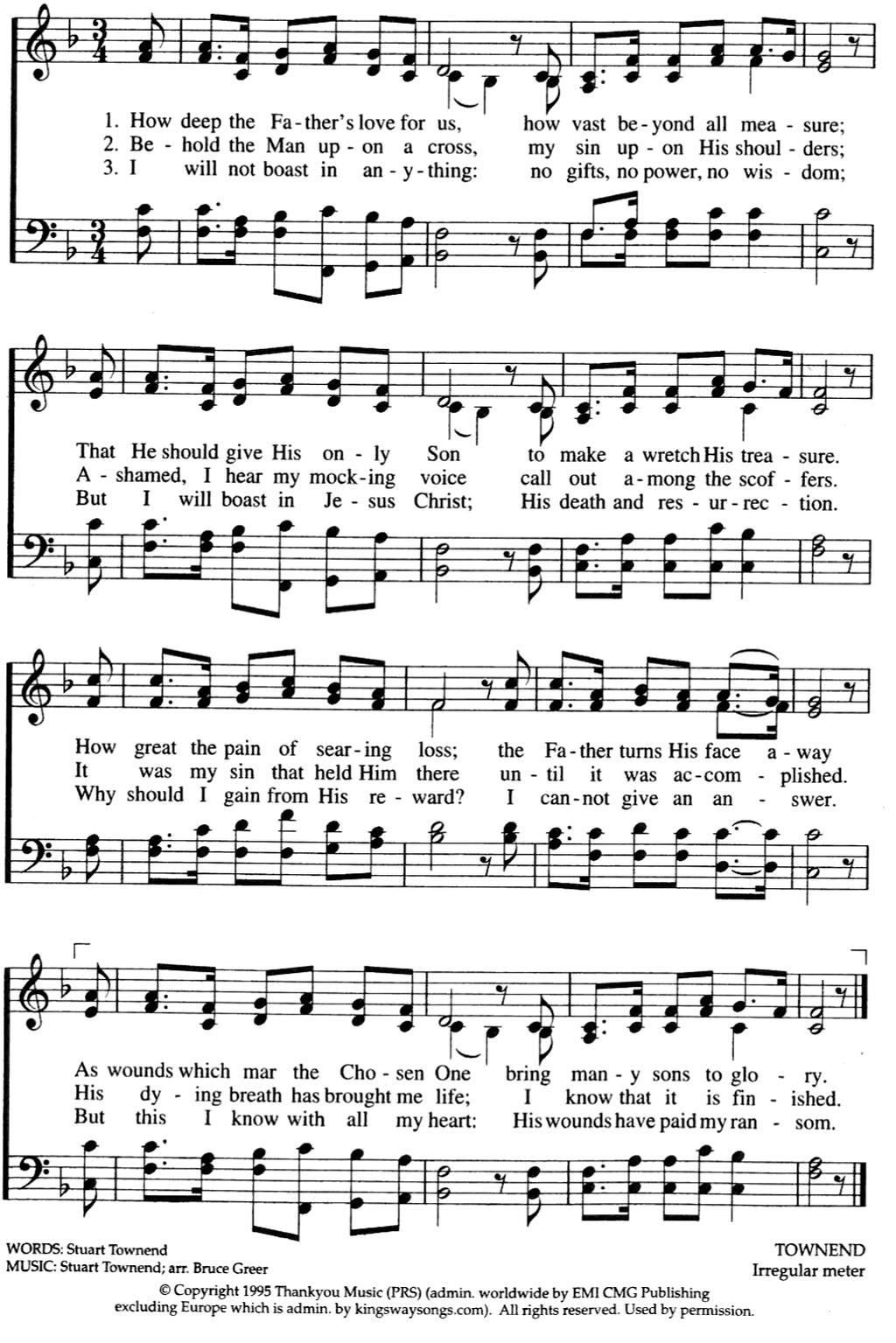 CORNERSTONE How Deep the Father's Love for Us PRELUDE This Is the Day arr. M. Hayes WORDS OF WELCOME CALL TO WORSHIP Rev. N. Ray Phillips Rev.
