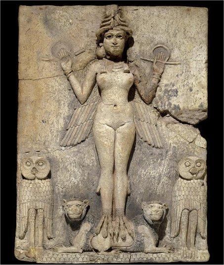 Inanna-->Ishtar - (city: Uruk) - Goddess of love, fertility, and war - Often seen with a lion, showing her courage - Some myths say she is the daughter of Enki, others say she is the daughter of