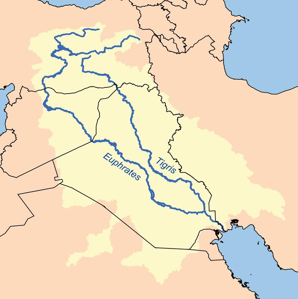 4. The word Mesopotamia means 'land between two rivers' 5.
