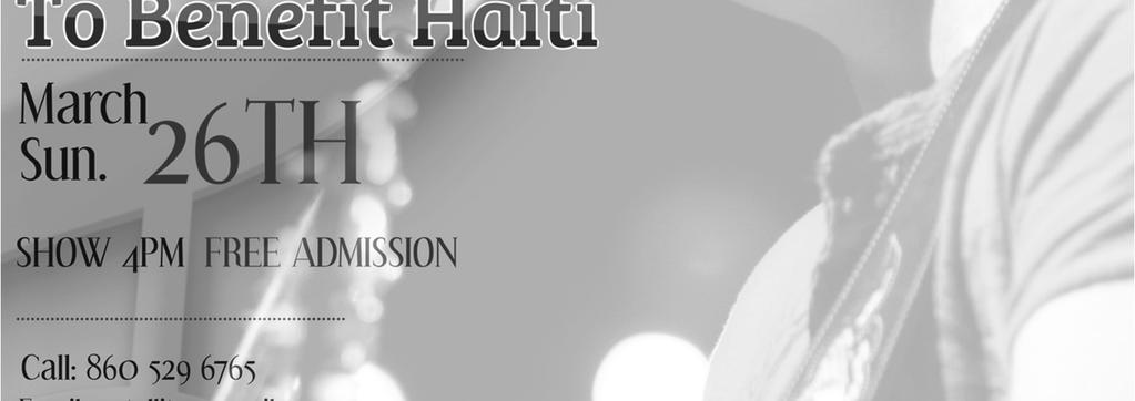 Mission to Haiti, The Church of the Incarnation presents MUSIC