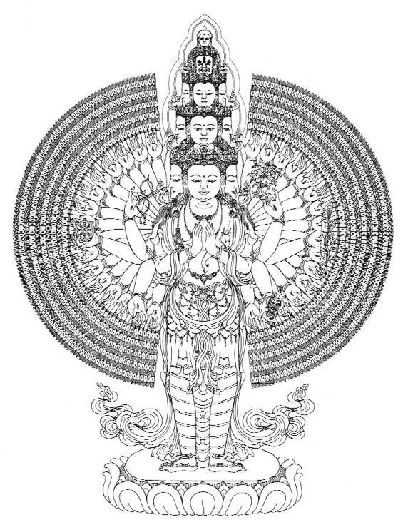Thousand-arm form of Avalokiteshvara