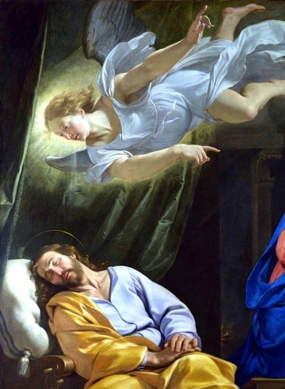 Section of The Dream of St Joseph Philippe
