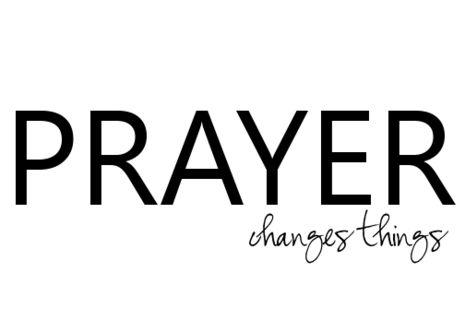 You may now go into prayer time.