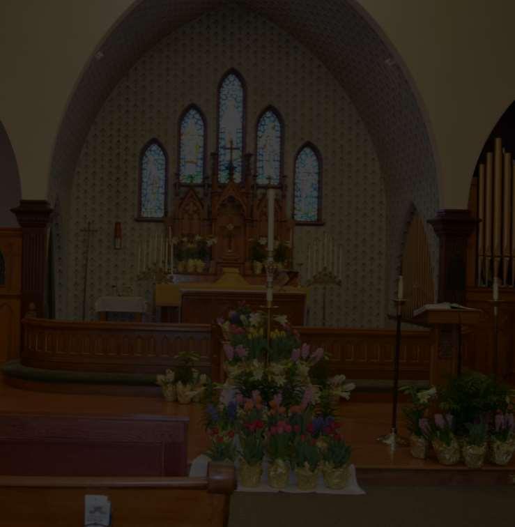 EASTER OFFERINGS Again this year, members of the Gethsemane congregation have the opportunity to purchase a variety of plants to grace the Sanctuary at Easter and/or make a special offering for the