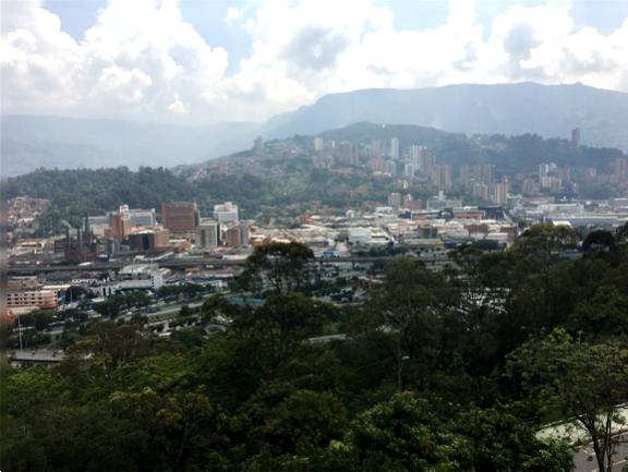 Medellin, Colombia So it s really not two cities, it s one city geographically separated. A huge geographical barrier.