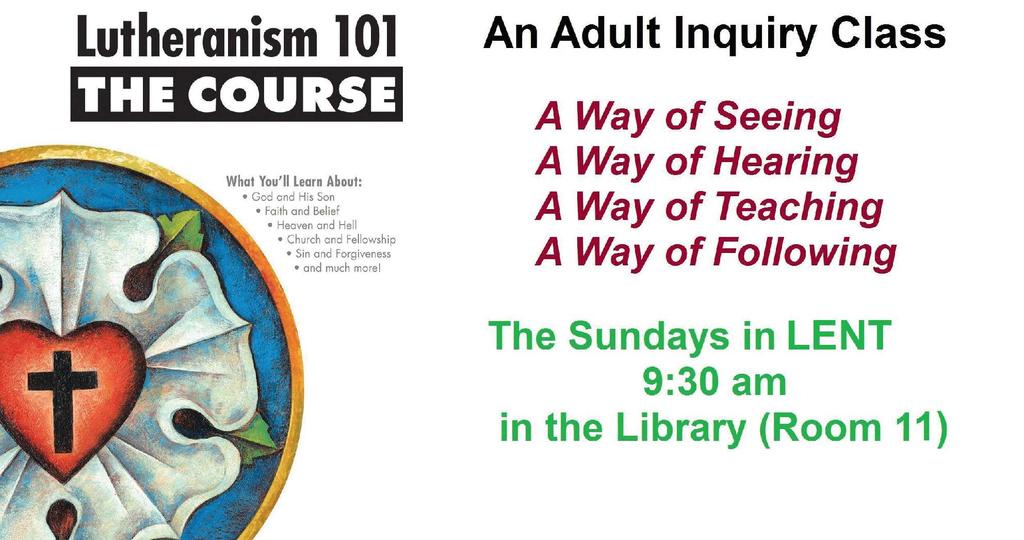 ) with over 30 children s books and videos for purchase. First Sunday in Lent 5.