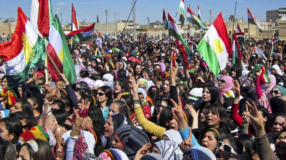 The Kurds They live in the mountainous regions of Iraq, Iran, and Turkey.