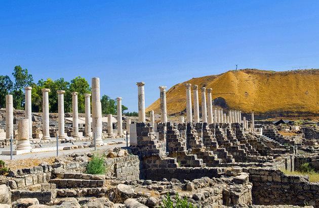 Beıt Shean Beit Shean stands out from the crowd for its excellent preservation.