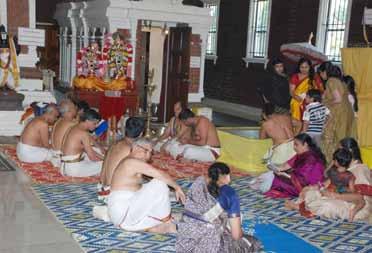 6 Key Events Celebrated Andal Aadi Pooram Andal Aadi Pooram event was celebrated with great devotion. Pdt. Sridharan, Pdt. Pavan Kumar, Pdt. Padmanabham, Pdt. Ramaseshu and Pdt.