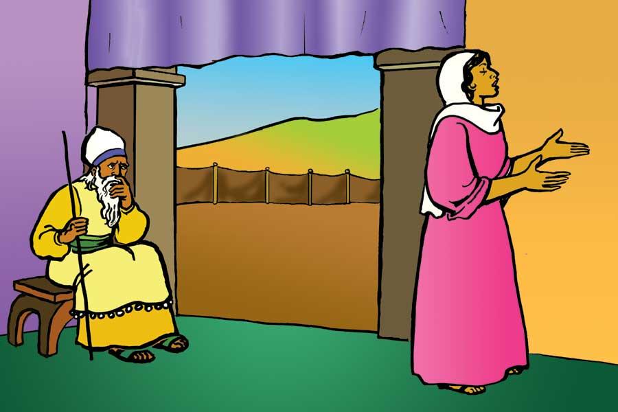 Hannah Prays to God. 1 Samuel 1:1-20 Just after the time of Ruth, in the land of Israel there was a woman called Hannah.
