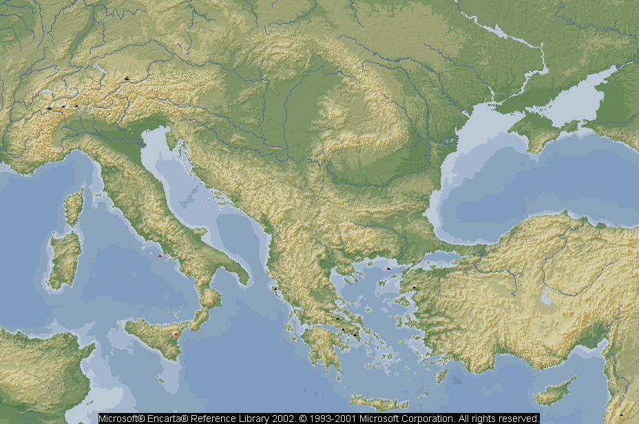 The Balkan Peninsula, c.