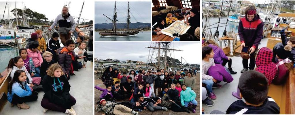 Exploration Fourth graders at Georgia Brown ventured to Morro Bay s Embarcadero to see the Tall Ships!