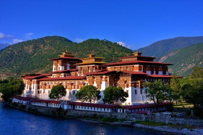 Upon arrival in Punakha visit Punakha Dzong Punakha Dzong is arguably the most beautiful dzong in the country, especially in spring when the lilac-coloured jacaranda trees bring a lush sensuality to