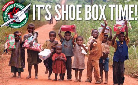 OPERATION CHRISTMAS CHILD When you pack a shoebox for Operation Christmas Child, you may be surprised how much you can fit it. But that s nothing compared with what God can bring out of your box.