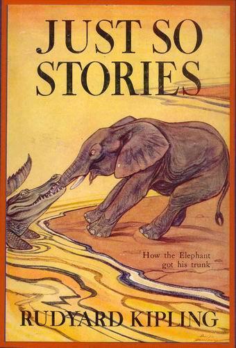 E.g. Stephen Jay Gould (1980) said: Rudyard Kipling asked how the leopard got its spots, the rhino its wrinkled skin. He called his answers just-so stories.