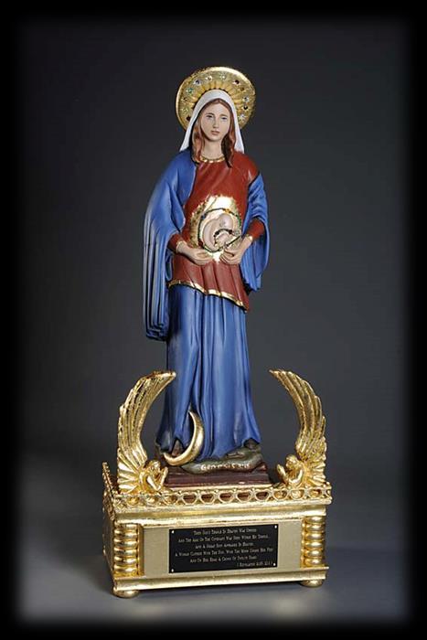 Mary, Ark of The New Covenant Inspired by the image of Vessel of the Preborn Jesus Mary, in whom the Lord himself has just made his dwelling, is the daughter of Zion in person, the ark of the