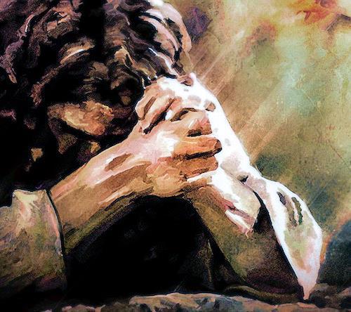 The Blood from his Sweat (1) Luke 22:44 And being in an agony he prayed more