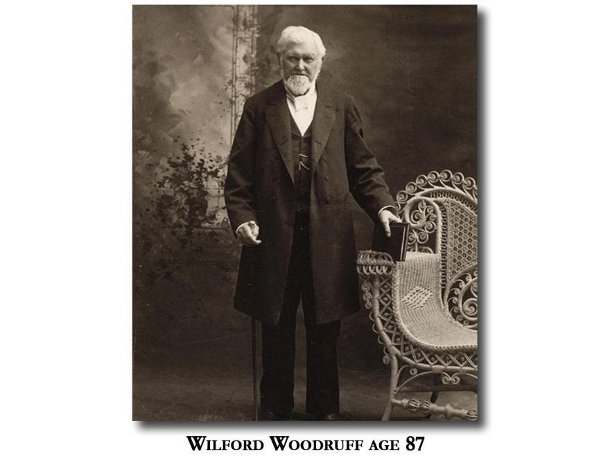April 7, 1889, at the age of 82, he was sustained as Church President.