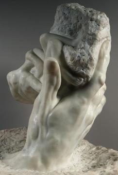 Rodin's sculpture, "The Hand of God" says something about that creative communion between God and humankind.
