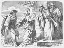 Mary Visits Elizabeth In those days Mary arose and went with haste into the hill country, to a city of Judah, and she entered the house of Zechariah and greeted Elizabeth.