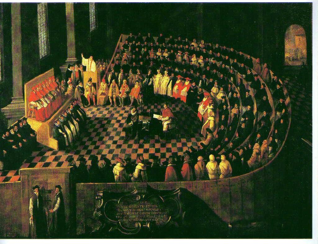 The Council of Trent In 1545, a group of Catholic