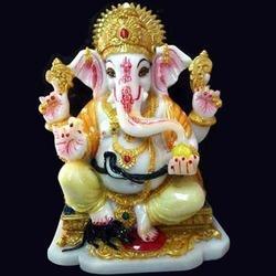 Statue Makrana Marble Ganesh