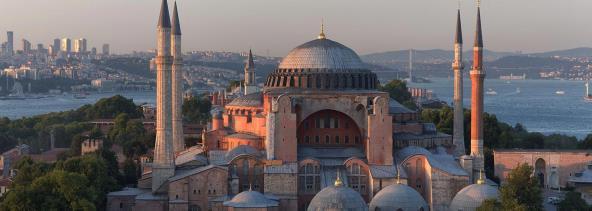 structures like the Hagia Sophia. By 1516, the Ottomans took over Syria.