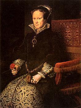 Queen Mary I (Bloody Mary) Practicing Catholic Restored