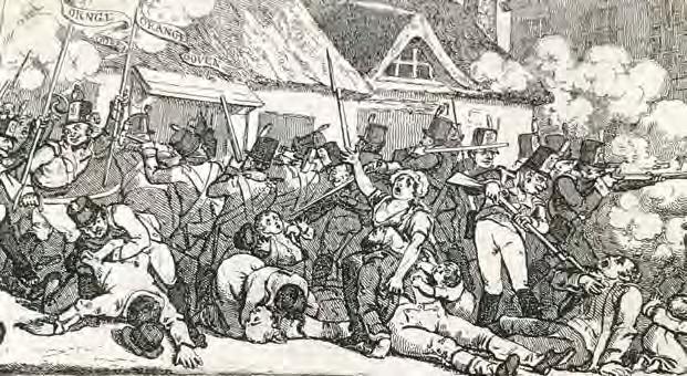 1814 Sectarian Riot in Kilkeel At the fair day in Kilkeel on the 9th February, a quarrel started between two residents, one Protestant and one Catholic.