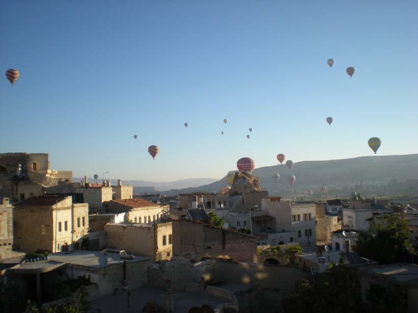 curtains to see these massive balloons seemingly metres from your window.