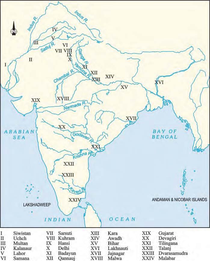 Region and empire Large states like those of the Cholas (Chapter 2), Tughluqs (Chapter 3) or Mughals (Chapter 4) encompassed many regions.