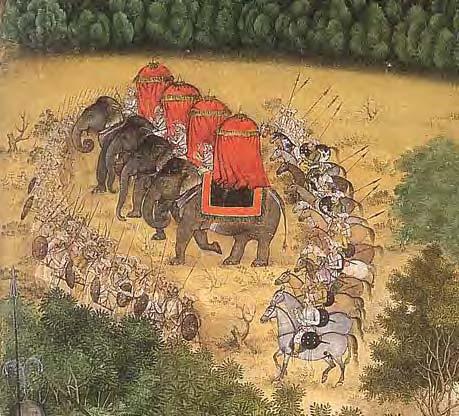 Mughal military campaigns Babur, the first Mughal emperor (1526-1530), succeeded to the throne of Ferghana in 1494 when he was only 12 years old.