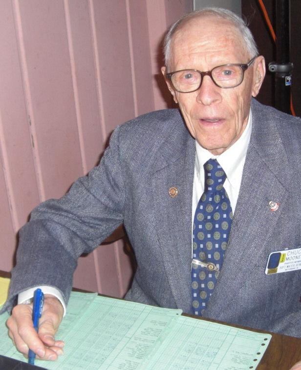 THE BETTENDORF ROTARY CLUB NEWS Bettendorf, Iowa, Rotary Club May 14, 2014, issue Chuck Mooney, founder, secretary-treasurer, treasurer, dies For 56 years, from nearly the first meeting of the