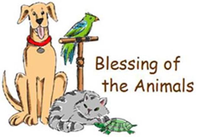 Your Priest Perspective. We will be holding a Pet Blessing at the gazebo in the park at 9 a.m. Sunday, Oct. 8th. This will take the place of our regular service.