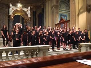SAVE THE DATE CANTATE DOMINO CHOIR CAMP 2019 Monday, July 8, and Tuesday, July 9, 2019 9:00 am 5:00pm (12 and under released at 2pm) The camp will conclude with a concert at 7 pm on Tuesday evening.