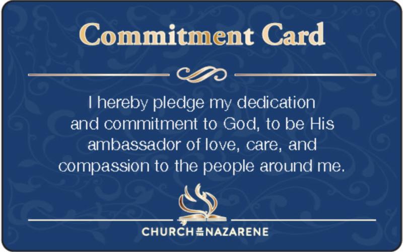 We have designed a commitment card that has been translated into English, Bangla, Nepali and Tamil and we are distributing among the church charging them to become part of the Great Commission (see