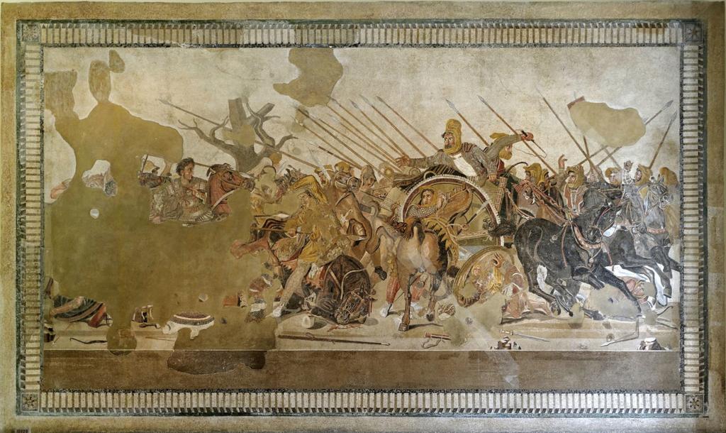 10/21/2017 Alexander the Great (article) Khan Academy Mosaic of Alexander the Great, created for the owner of the House of the Faun in Pompeii; unknown artist; 100 BCE; National Archaeological