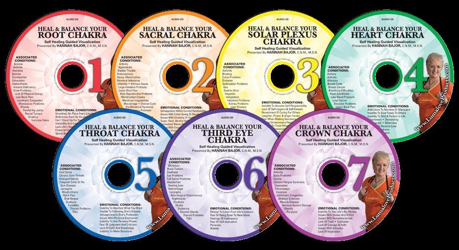 Chakra Balancing & Healing CDs I have created an exceptional powerful set of guided visualization Chakra Healing & Balancing CD s to make it easier for you to create balance